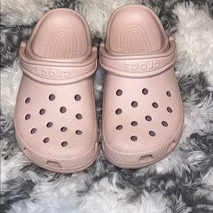 light pink crocs